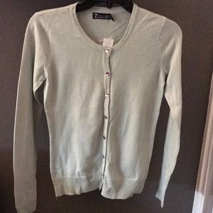 NY & Co. mint green cardigan